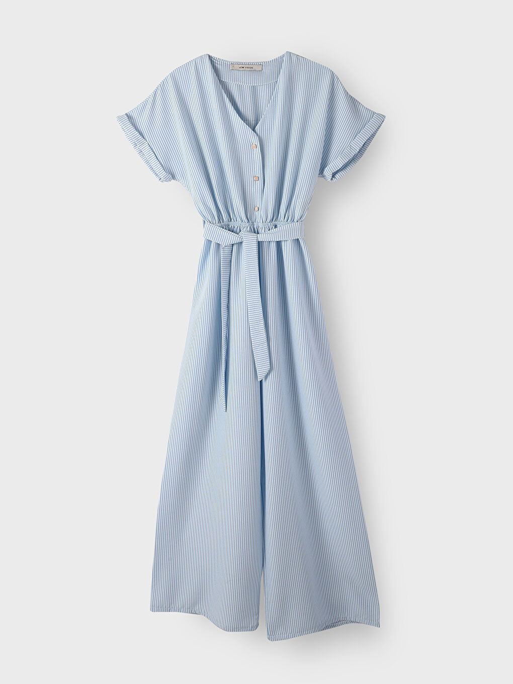Belt Tie Detail Long Shirt Dress