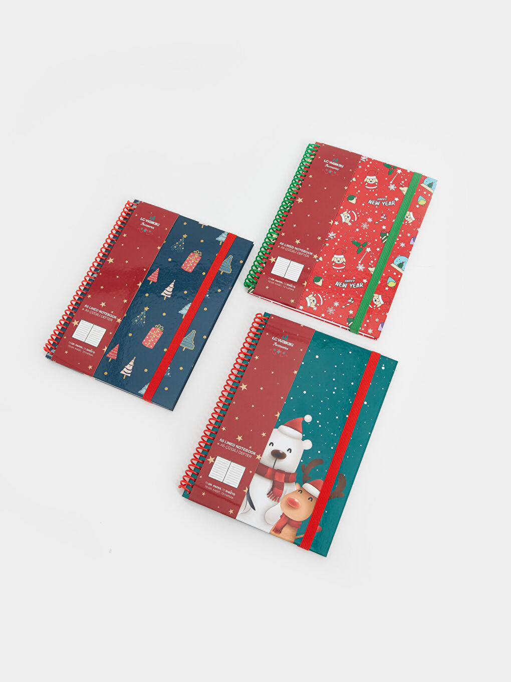 LCW ACCESSORIES New Year's Themed Lined Notebook -W4H772Z8-QBC