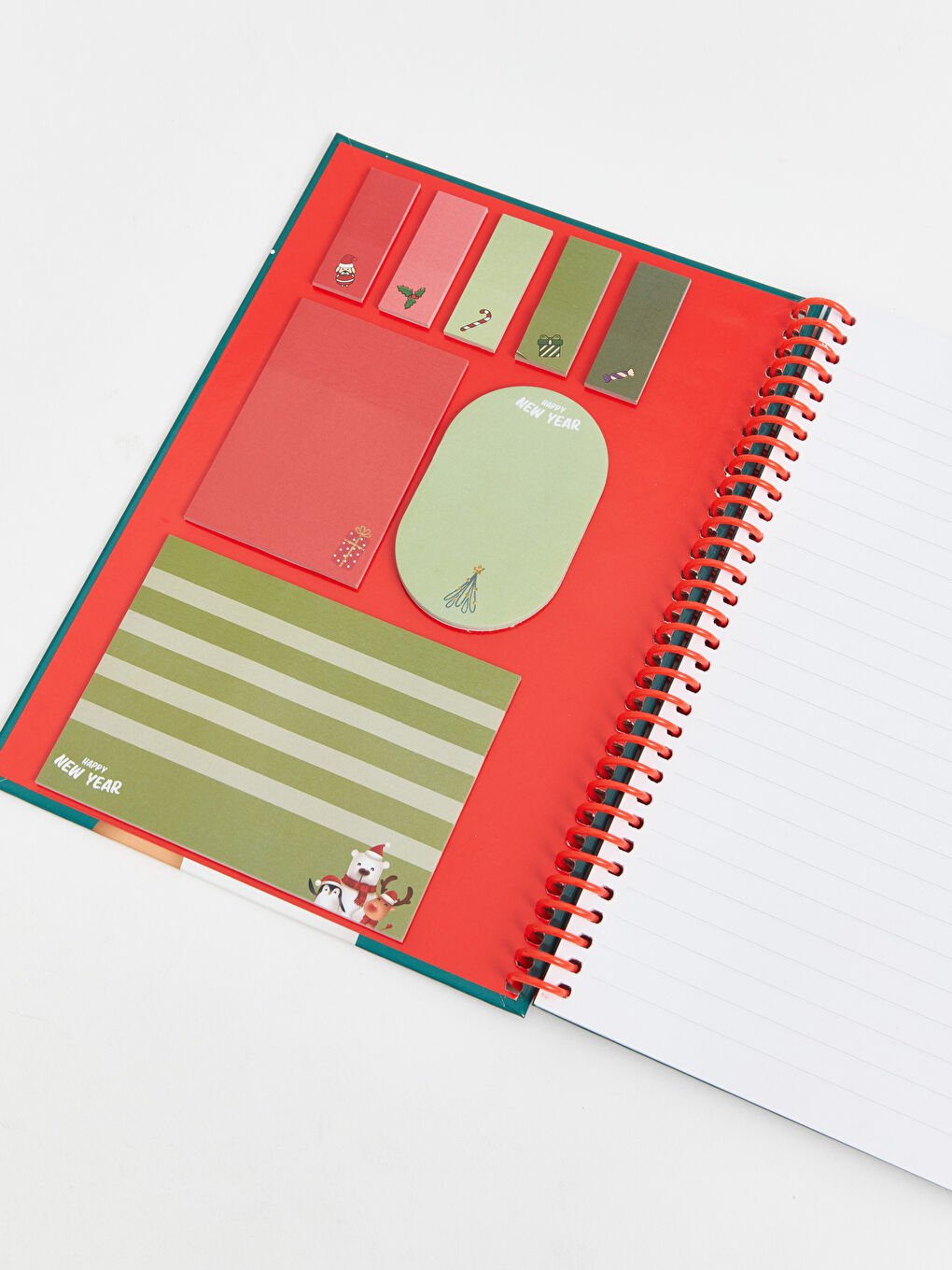 LCW ACCESSORIES New Year's Themed Lined Notebook -W4H772Z8-QBC