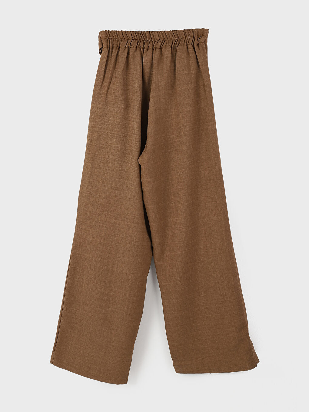 بنطلون للسيدات بوسط مطاطي وتفاصيل رباط-1