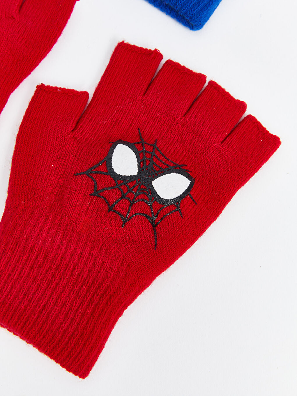 LCW ACCESSORIES Canlı Kırmızı Spiderman Baskılı Erkek Çocuk Eldiven Seti 2'li - 2