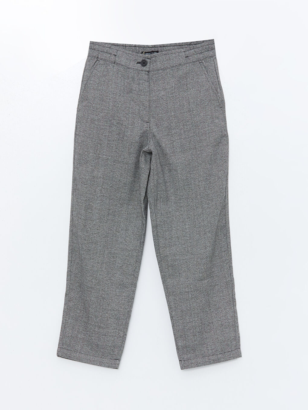 LCWAIKIKI Classic Standard Fit Plaid Women's Trousers -W4H905Z8-LKX