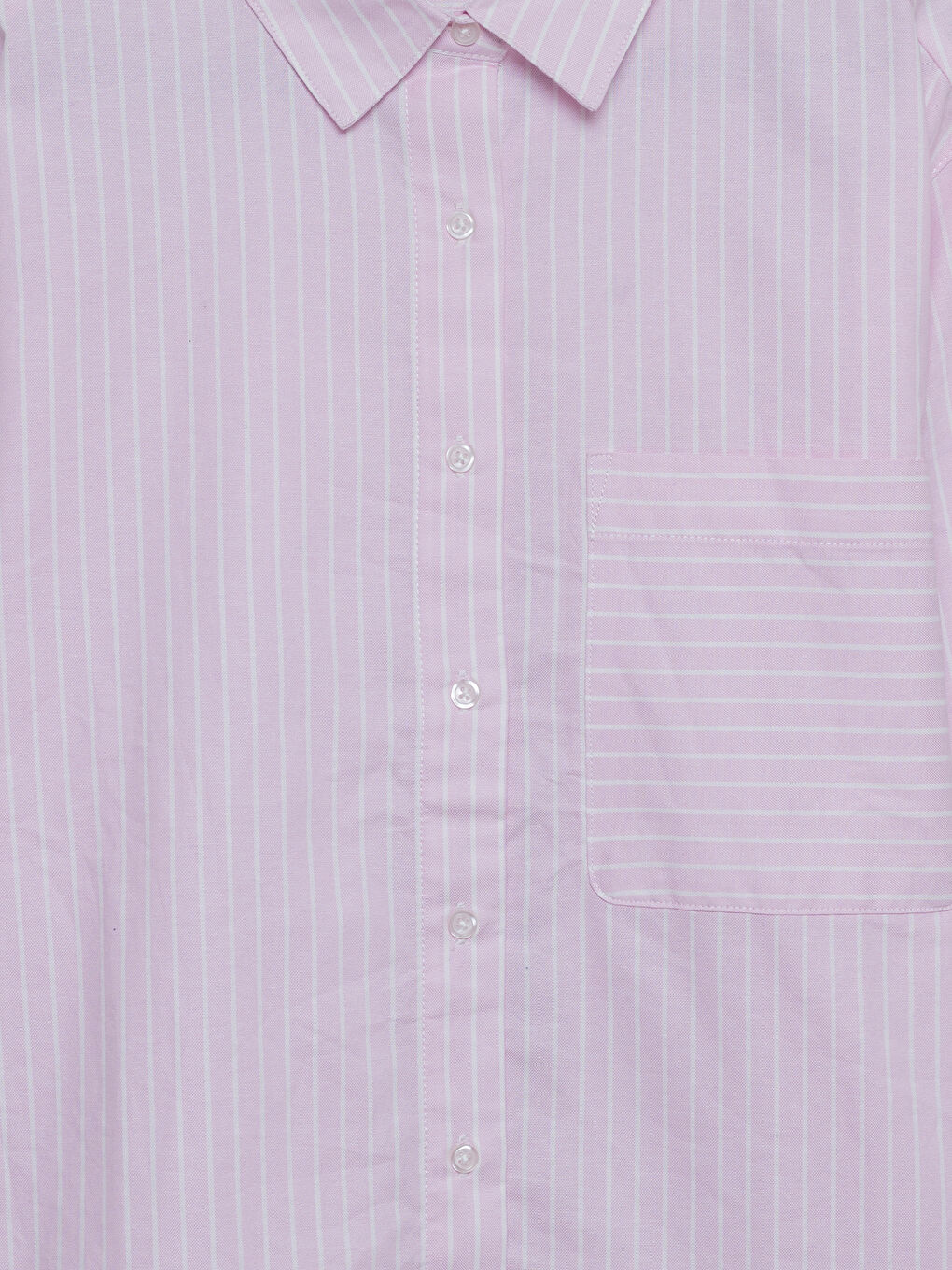LCW Vision Pocket Detailed Striped Long Sleeve Women's Shirt -W4H919Z8-LHK