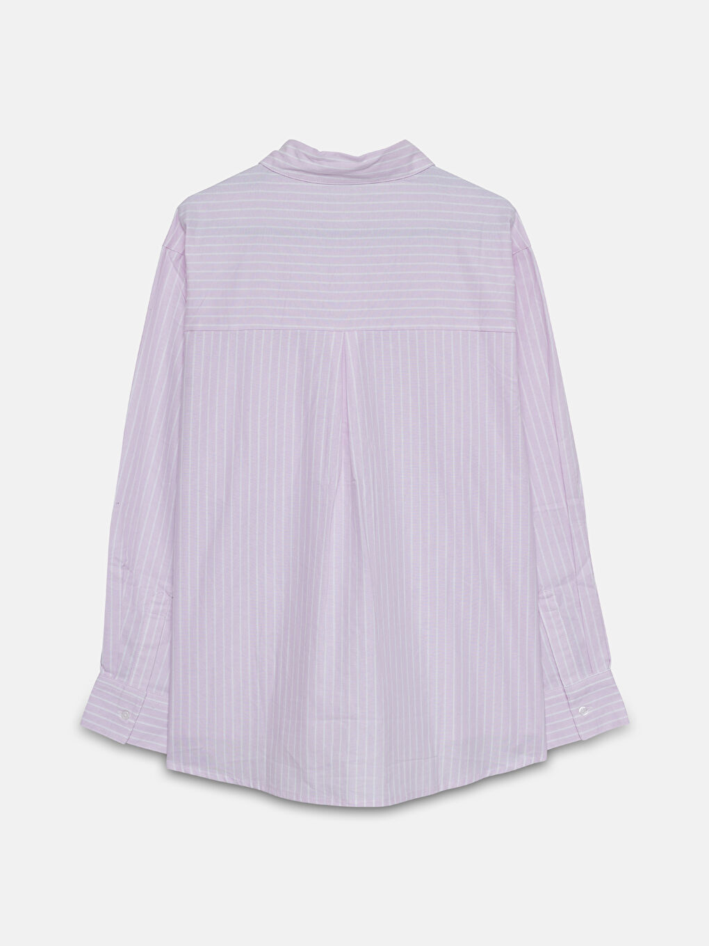 LCW Vision Pocket Detailed Striped Long Sleeve Women's Shirt -W4H919Z8-LHK