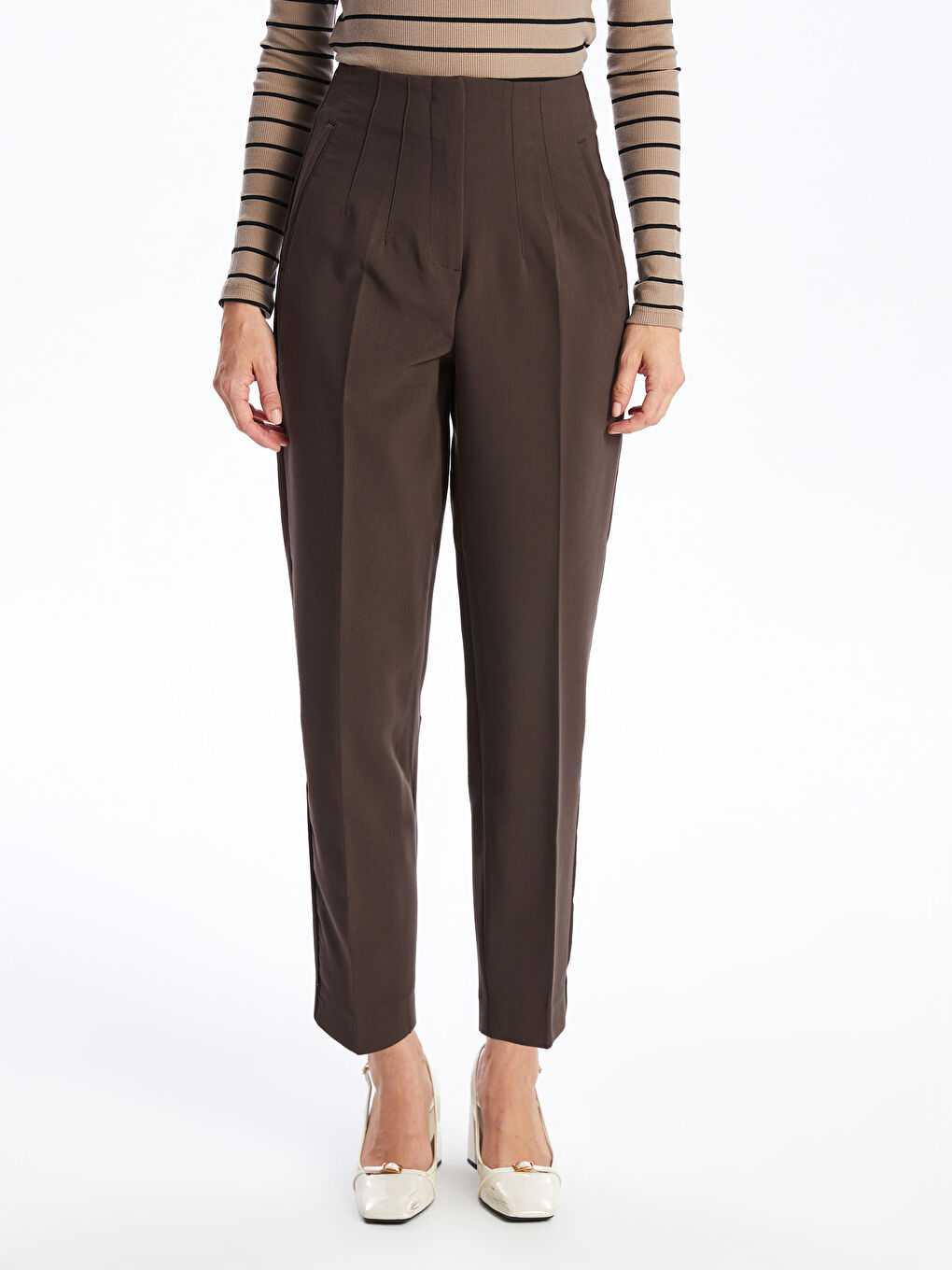 LC Waikiki Standard Fit Women's Trousers -W4H956Z8-HDS