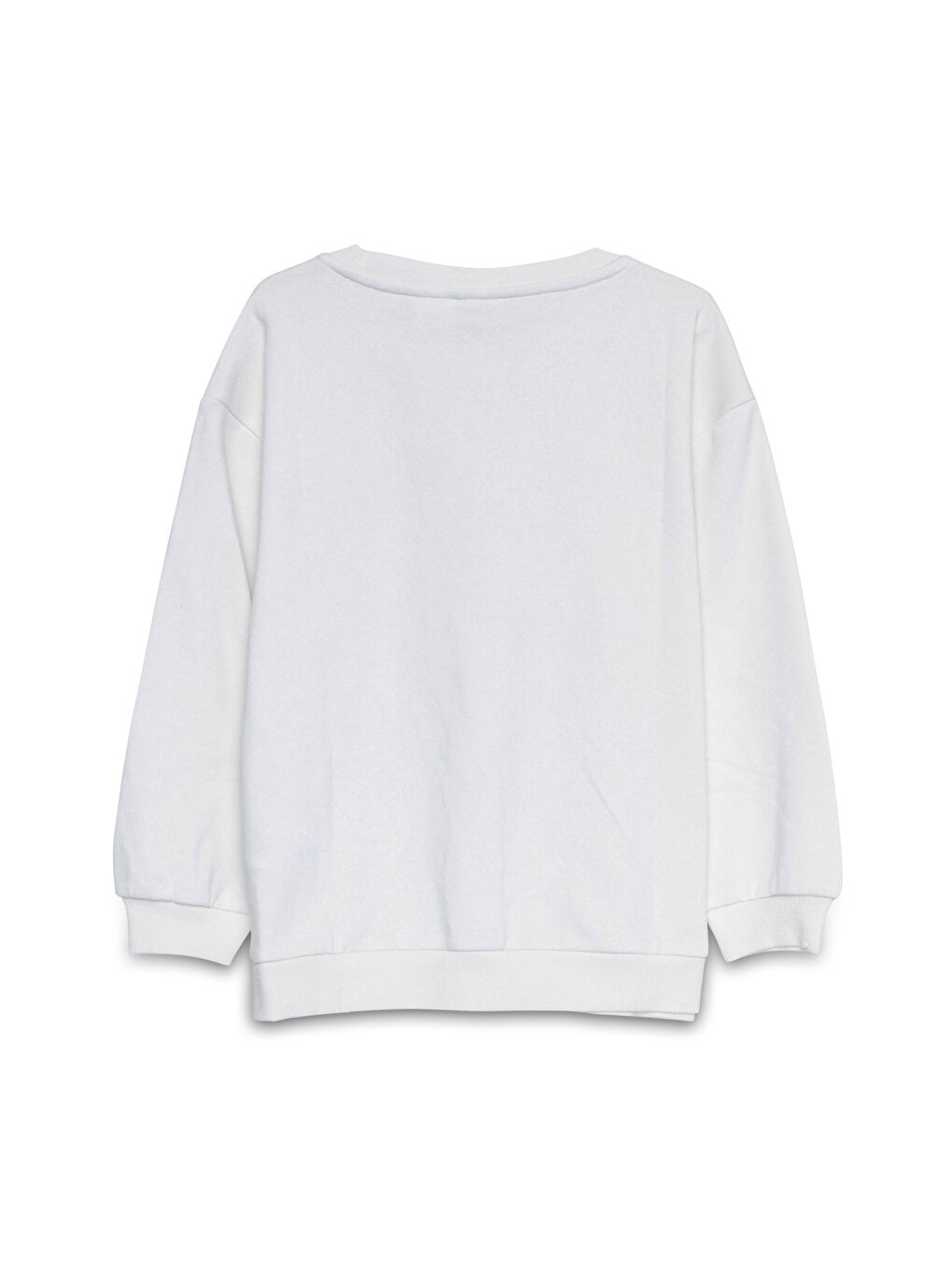 Crew Neck Printed Long Sleeve Girls' Sweatshirt -W4H960Z4-R9J
