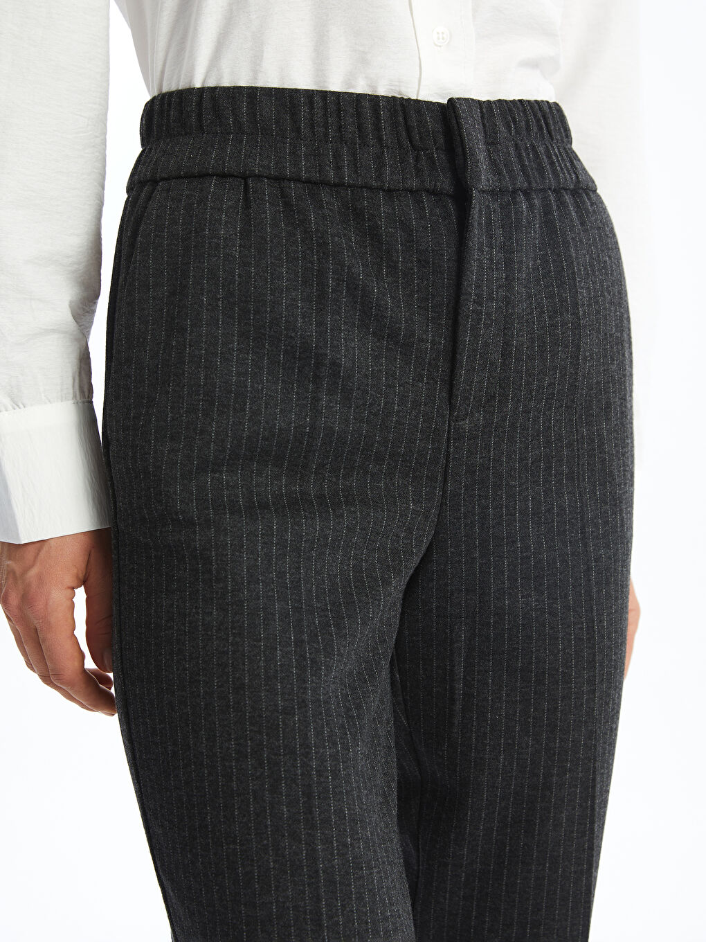 LCWAIKIKI Classic Woman GREY Trousers -W4H979Z8-LFY
