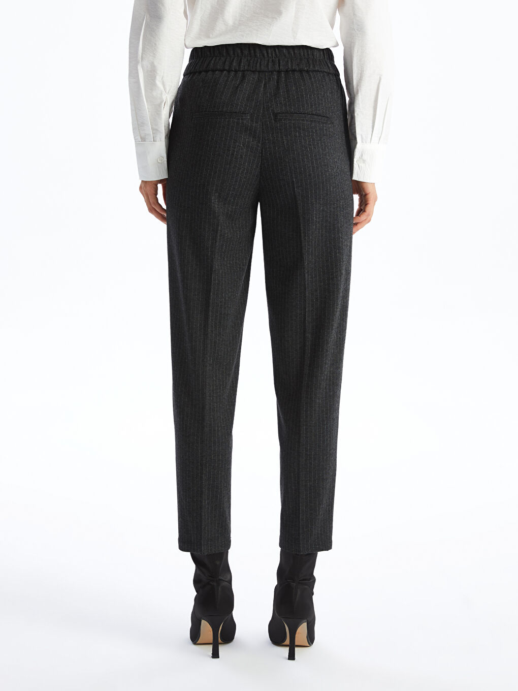 LCWAIKIKI Classic Woman GREY Trousers -W4H979Z8-LFY