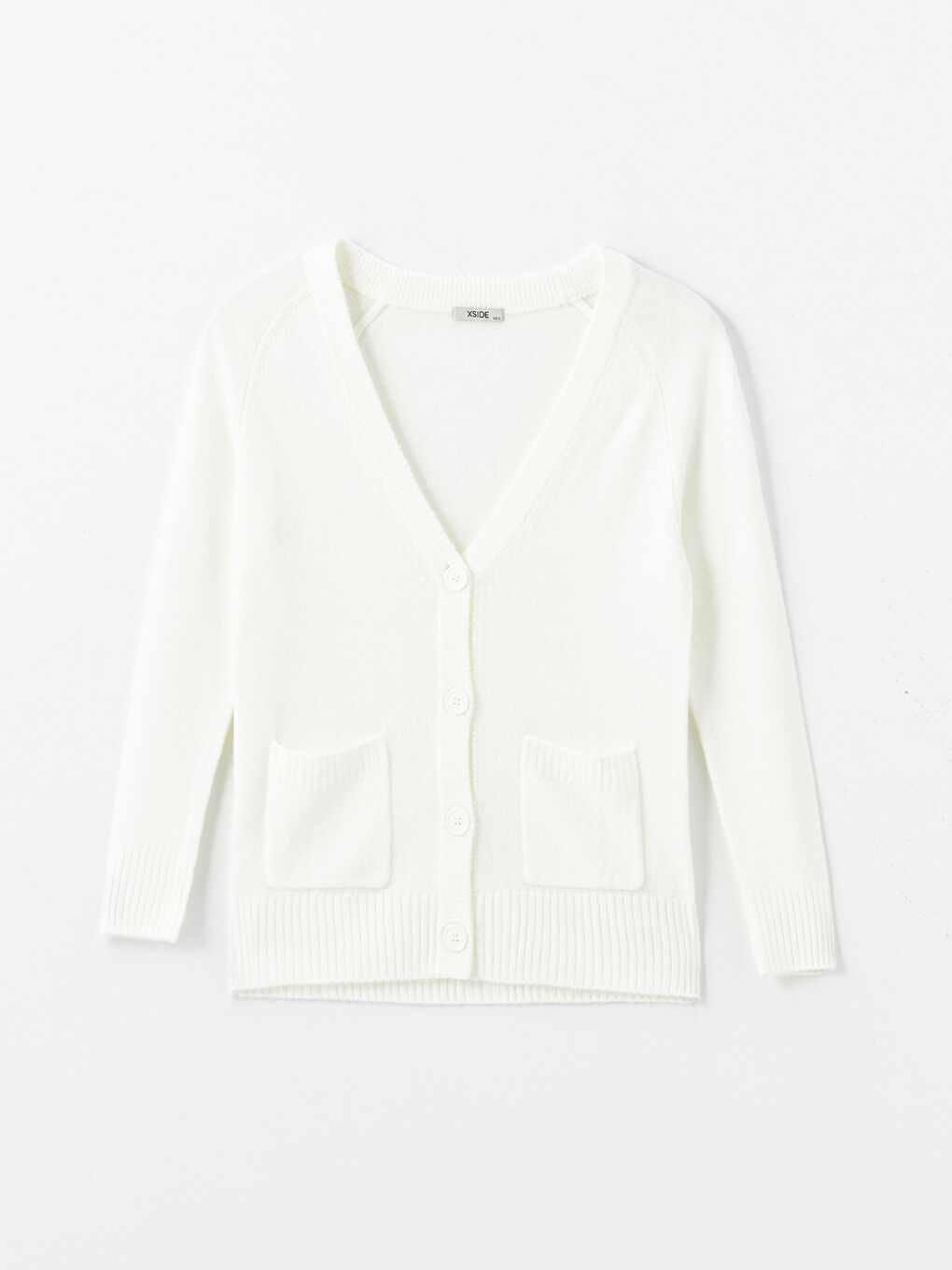 V Neck Women's Knitwear Cardigan -W4H980Z8-EEW