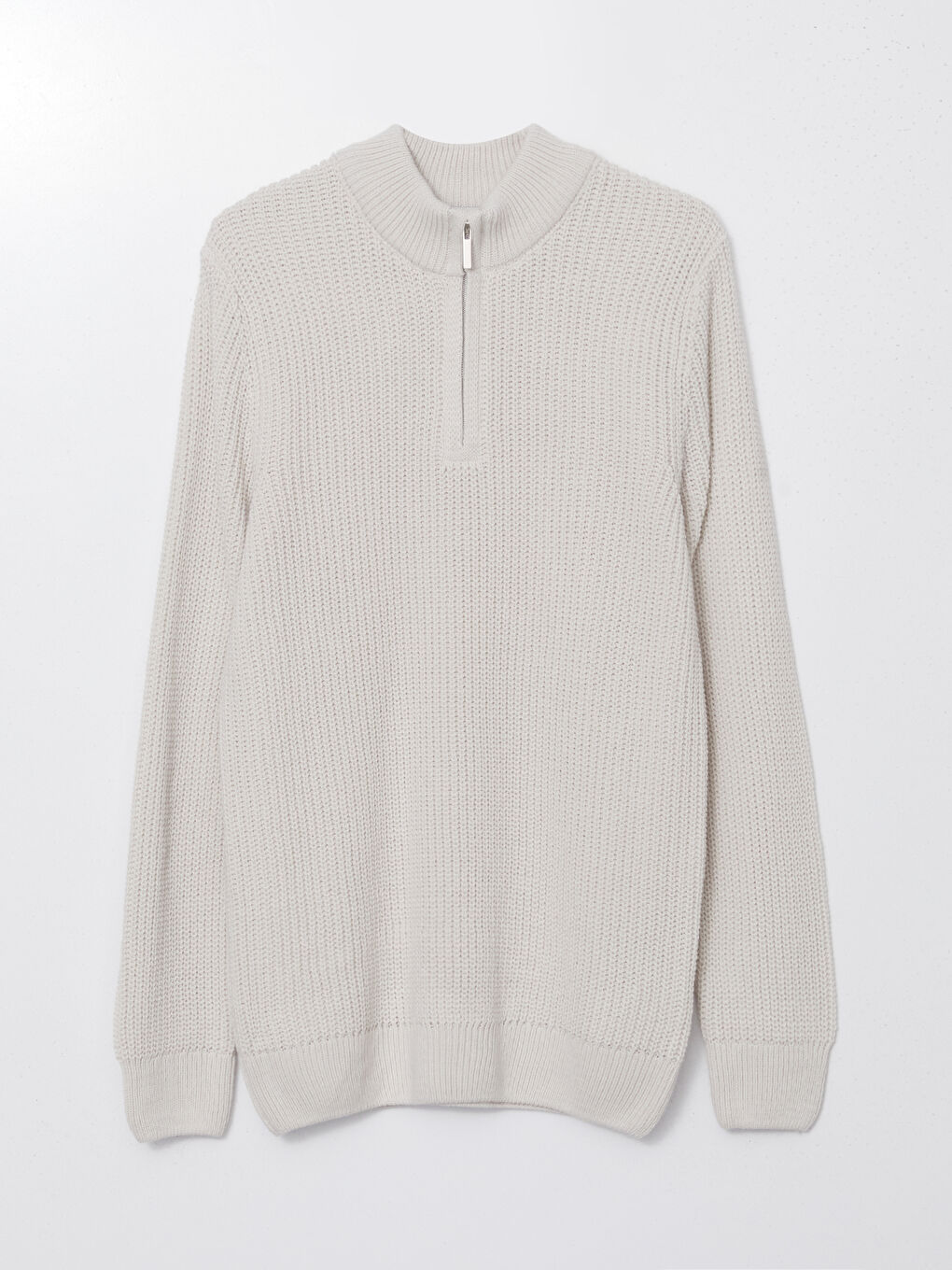 Turtle Neck Long Sleeve Men's Tricot Sweater -W4H991Z8-VZD