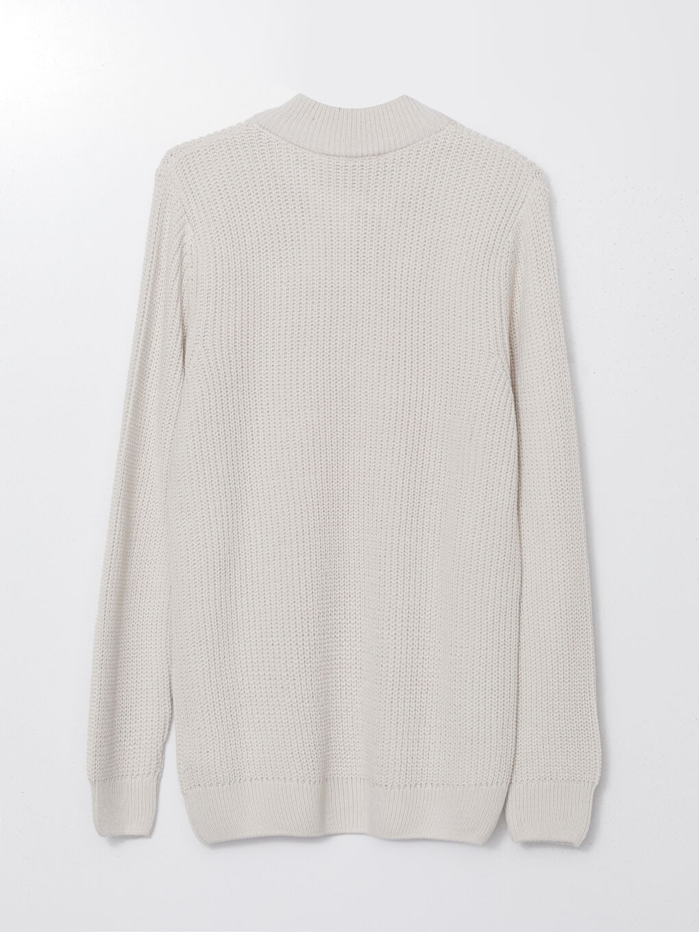 Turtle Neck Long Sleeve Men's Tricot Sweater -W4H991Z8-VZD