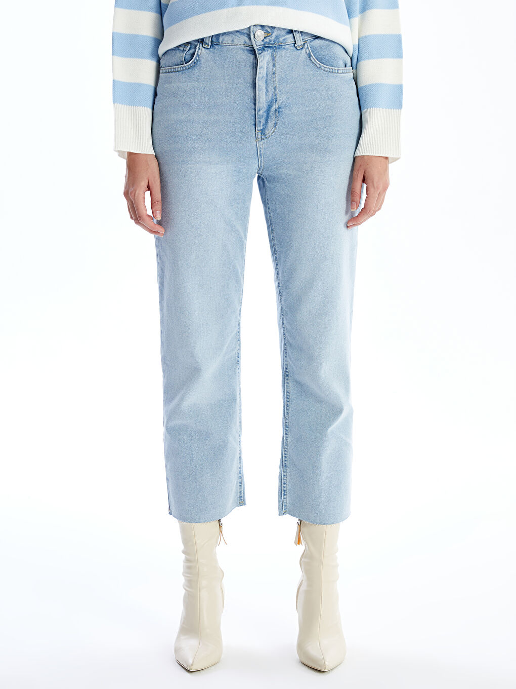 Straight Fit Women's Jeans-1