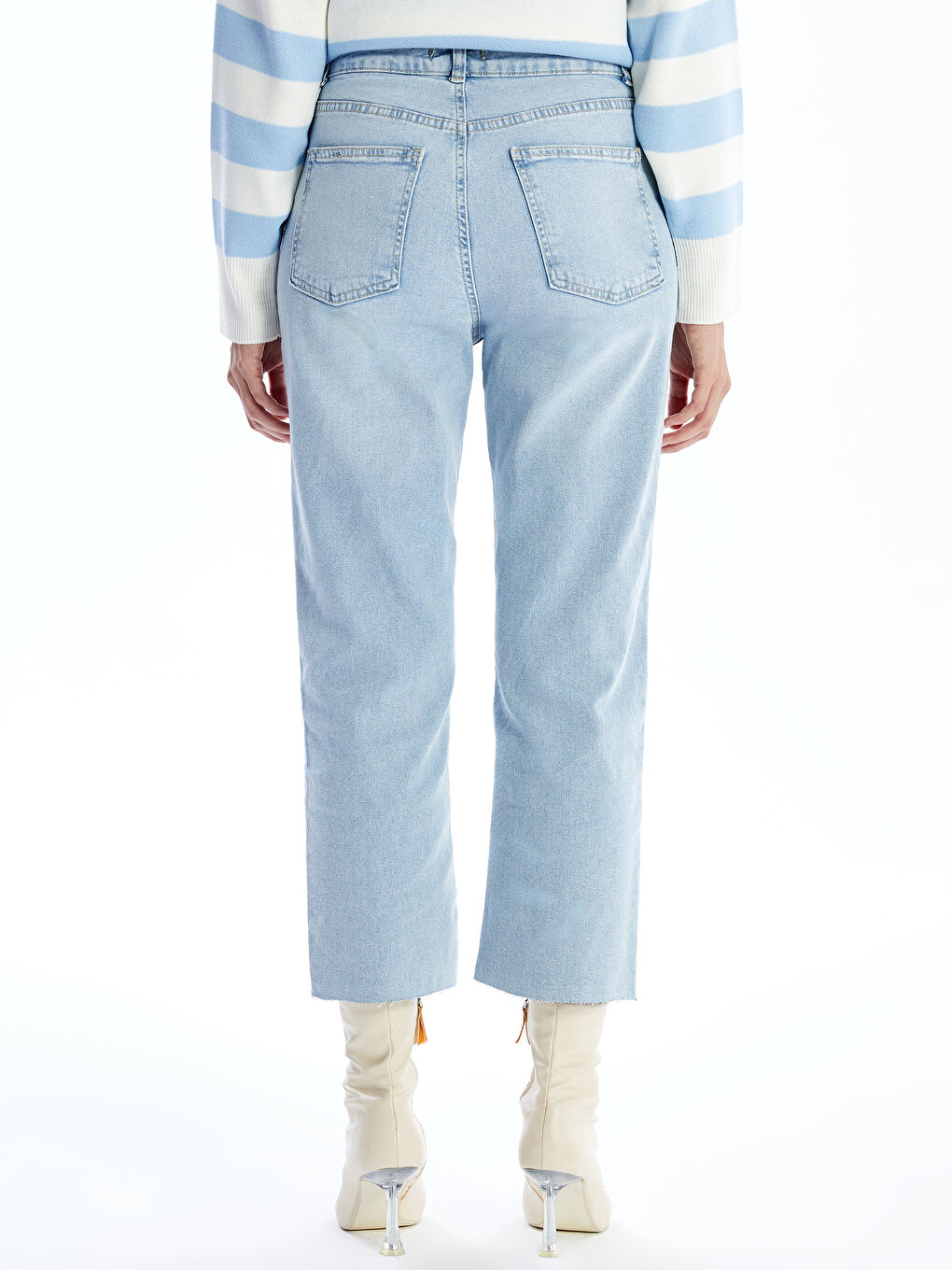 Straight Fit Women's Jeans-3