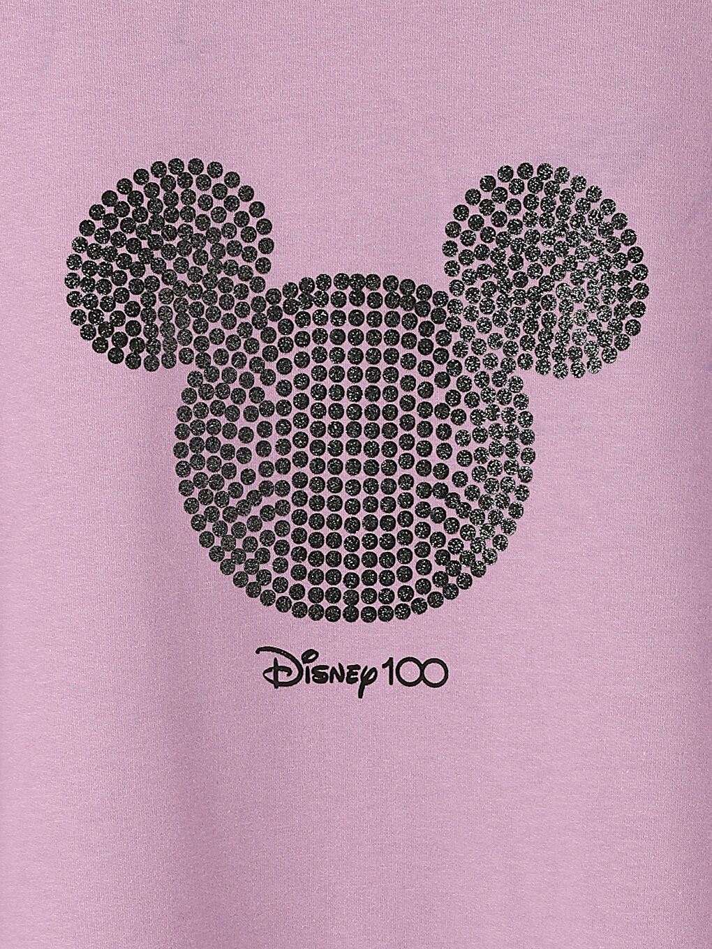 تونيك كنزة رياضية واسعة الحجم مطبوعة برقبة دائرية ميكي ماوس للسيدات-3