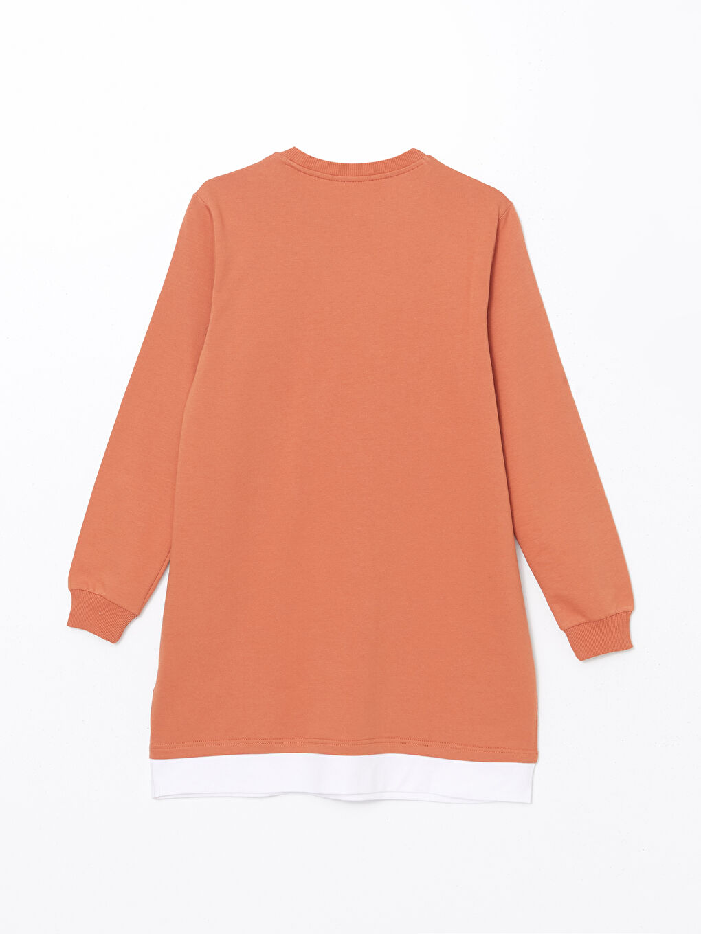 Crew Neck Printed Women's Sweatshirt Tunic-5