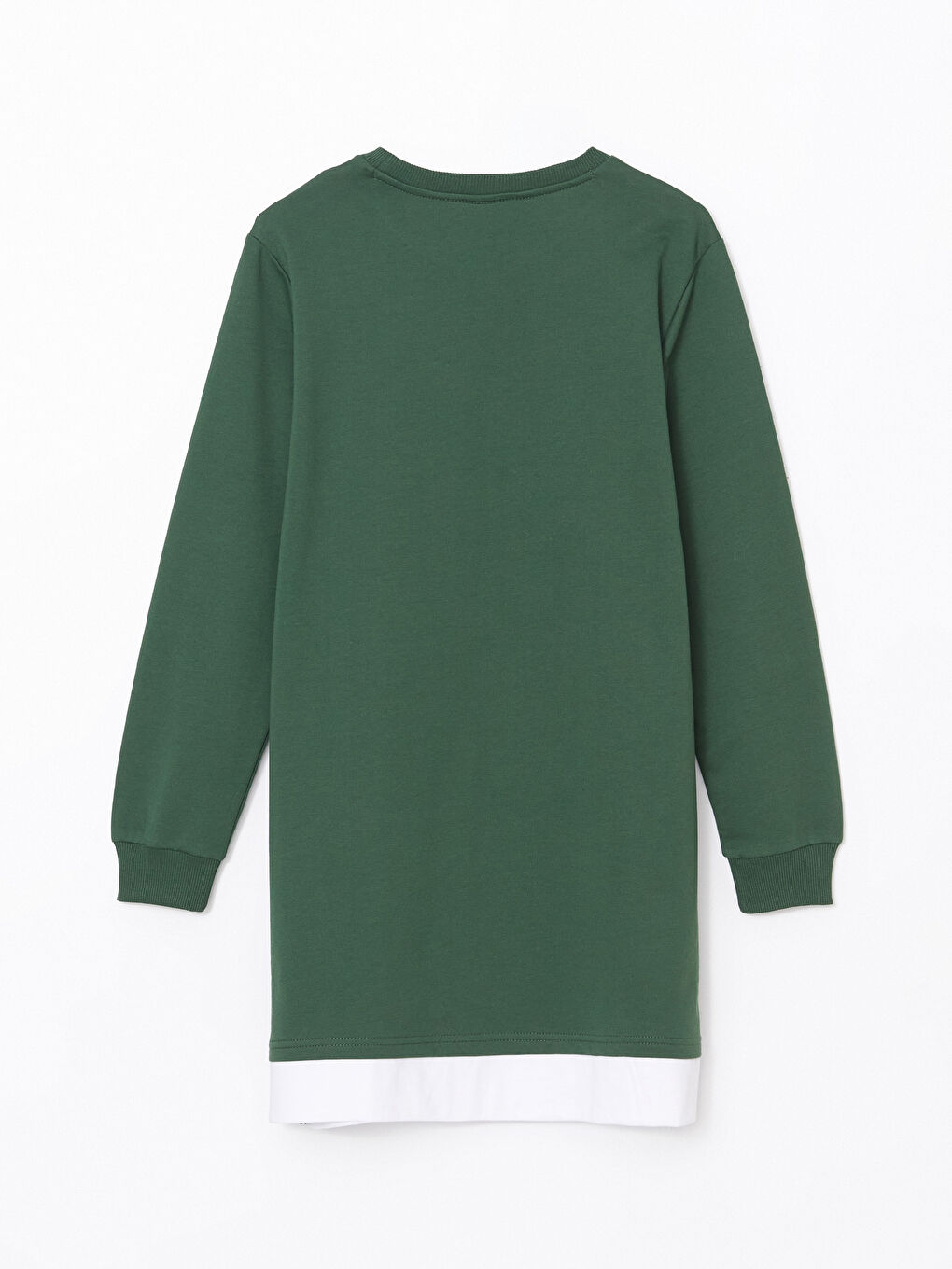 Crew Neck Printed Women's Sweatshirt Tunic-5