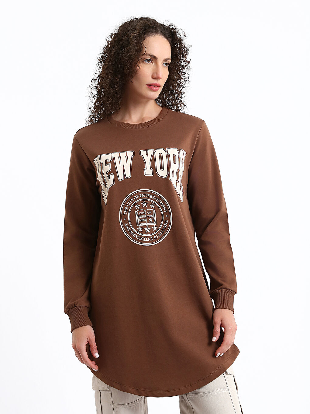 Crew Neck Women's Tunic
