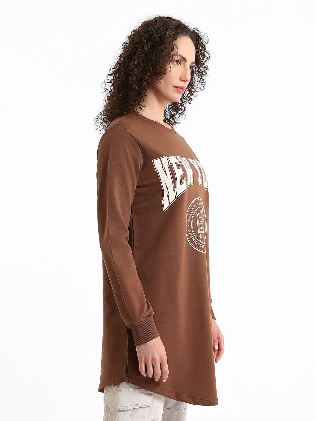 Crew Neck Women's Tunic-3