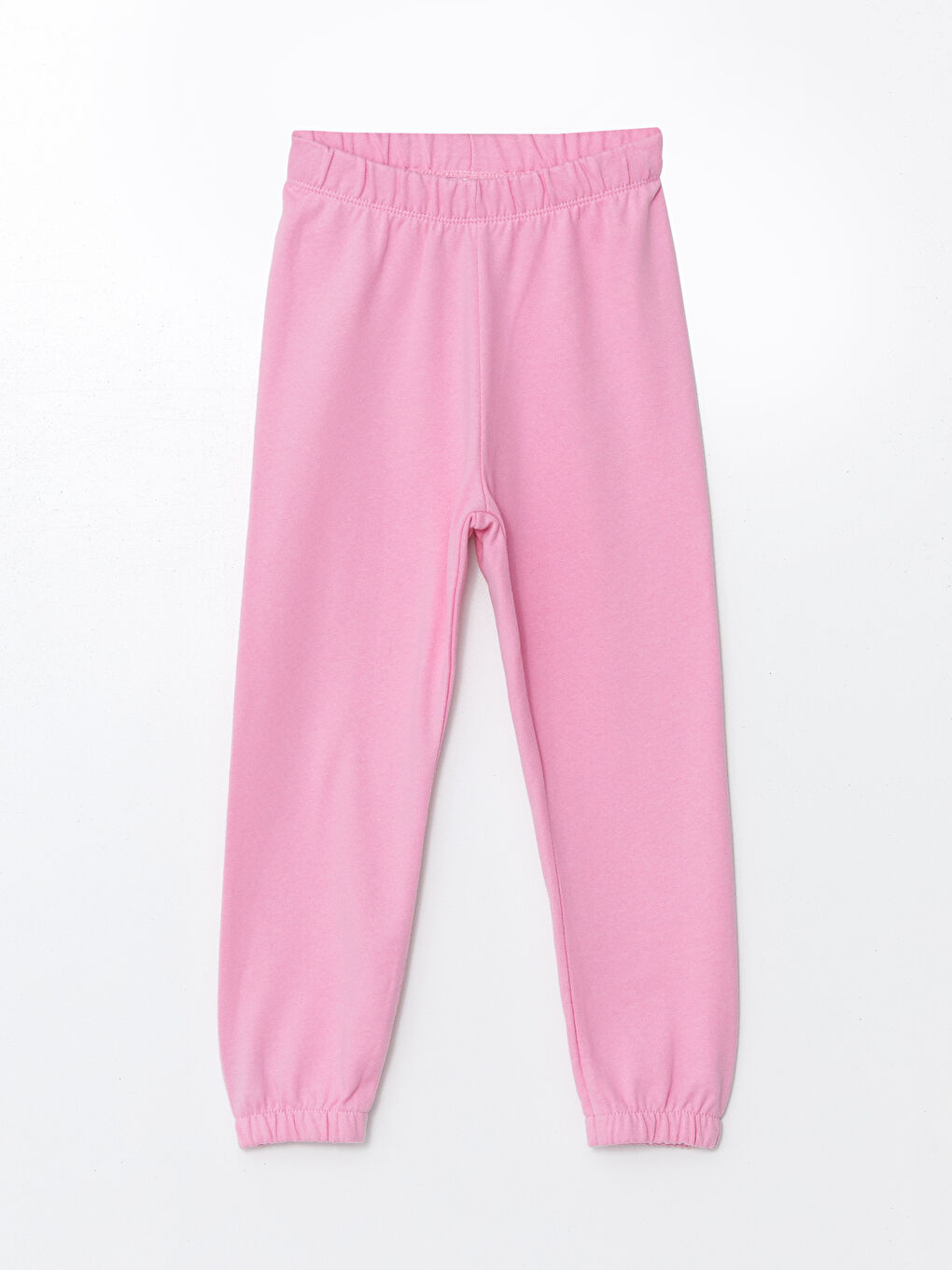 LCW Kids Pembe Leylak Beli Lastikli Basic Kız Çocuk Jogger Eşofman Alt