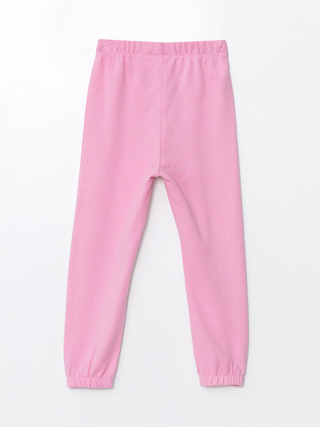 LCW Kids Pembe Leylak Beli Lastikli Basic Kız Çocuk Jogger Eşofman Alt - 2