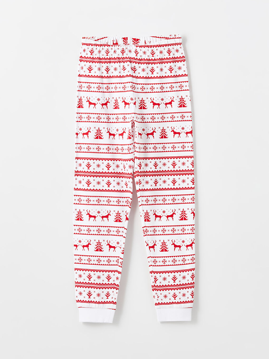 LC Waikiki Crew Neck Christmas Themed Girls' Pyjama Set -W4HD10Z4-FRC