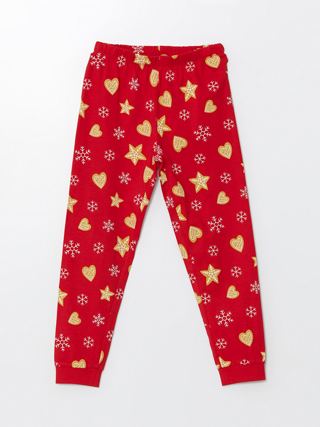 LCW DREAM Crew Neck Christmas Themed Girls' Pyjama Set -W4HD16Z4-G21
