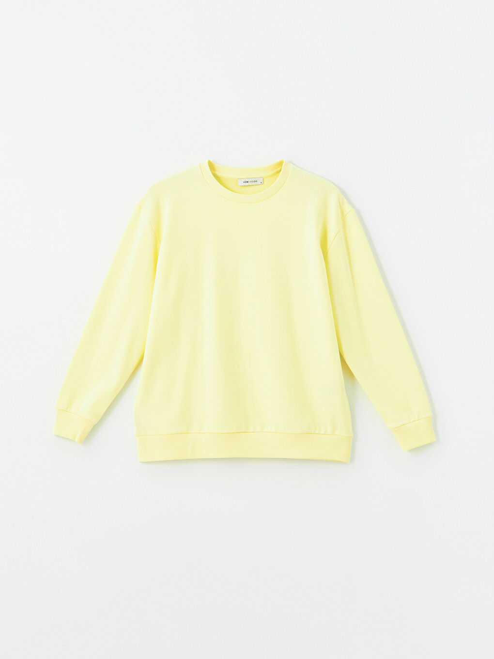 سويت شيرت واسع بياقة دائرية للسيدات-4