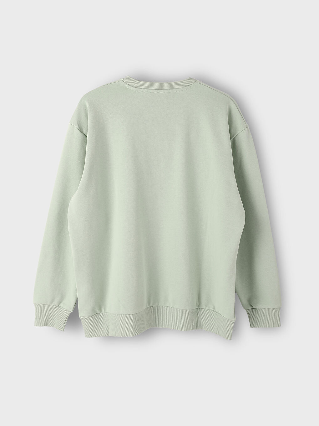 سويت شيرت واسع بياقة دائرية للسيدات-1