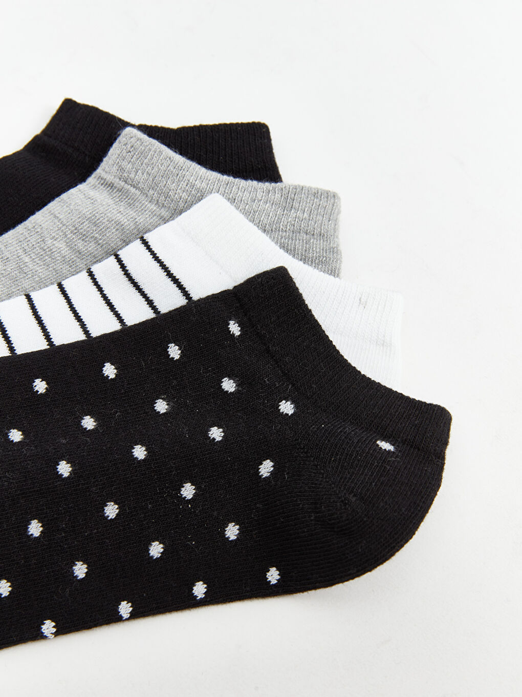 Patterned Women's Trainer Socks 4-pack-2