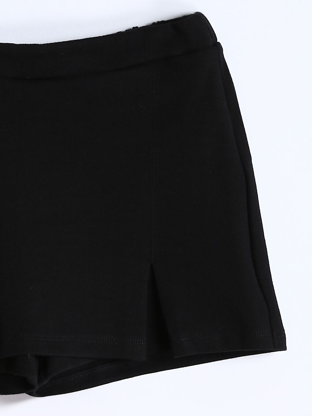 Elastic Waist Girl Short Skirt-2