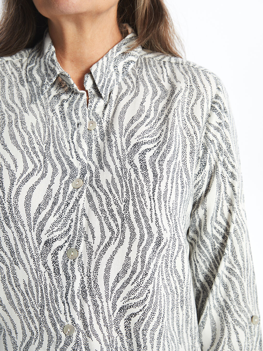 Patterned Women's Shirt-2