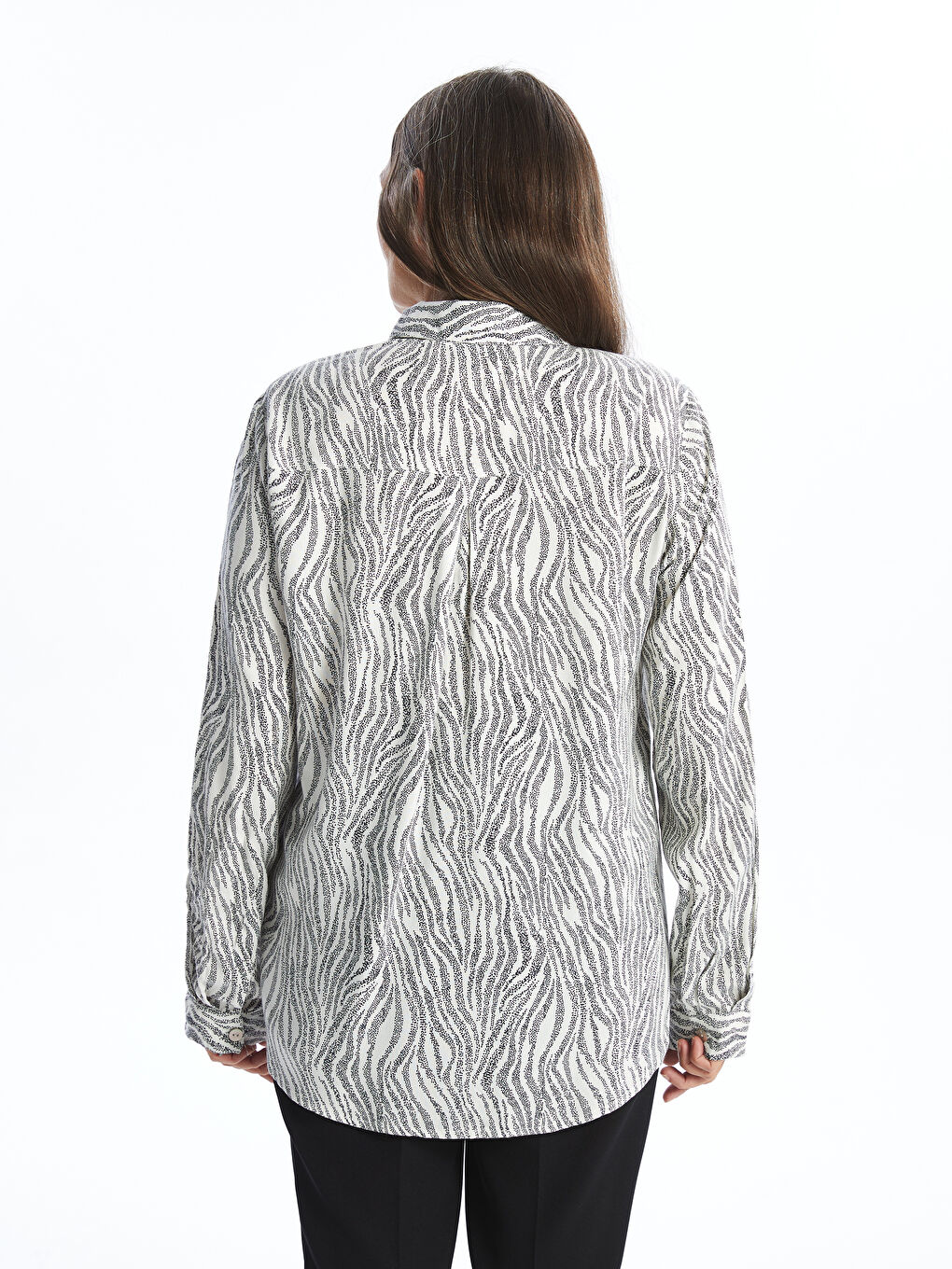 Patterned Women's Shirt-3