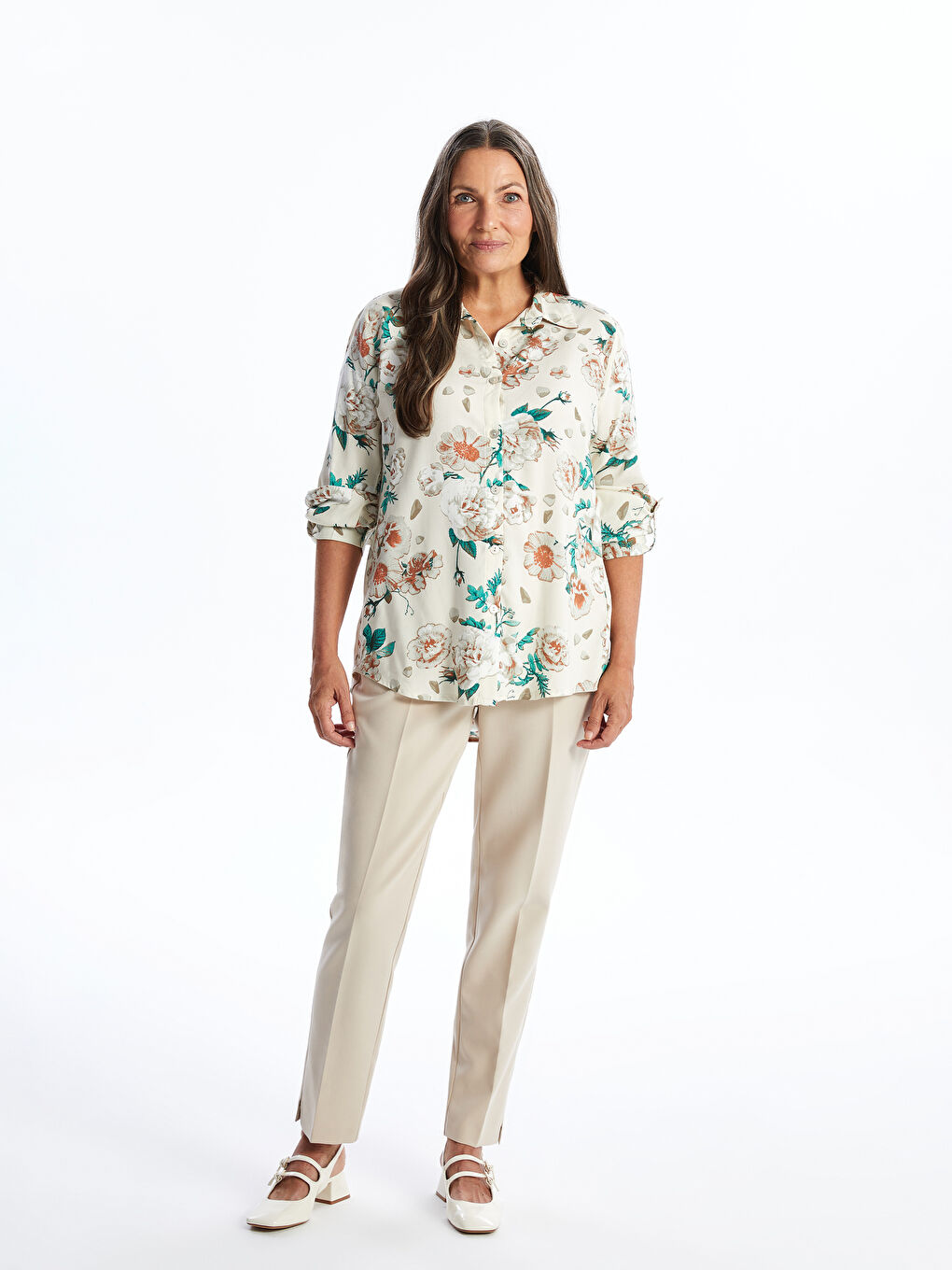 Floral Women's Shirt-1