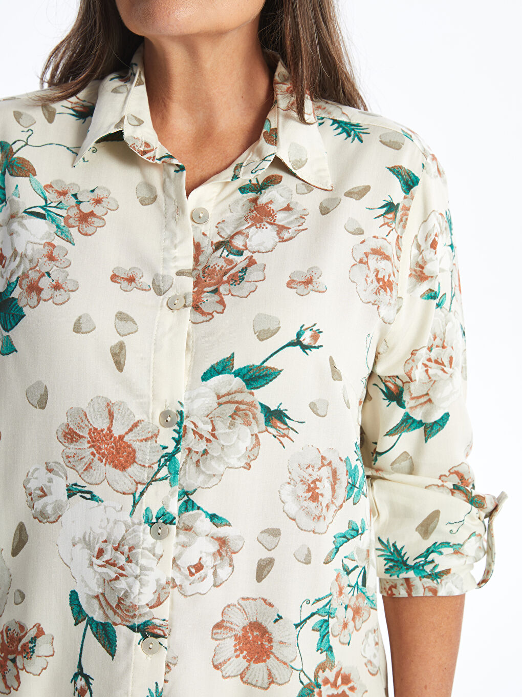 Floral Women's Shirt-2