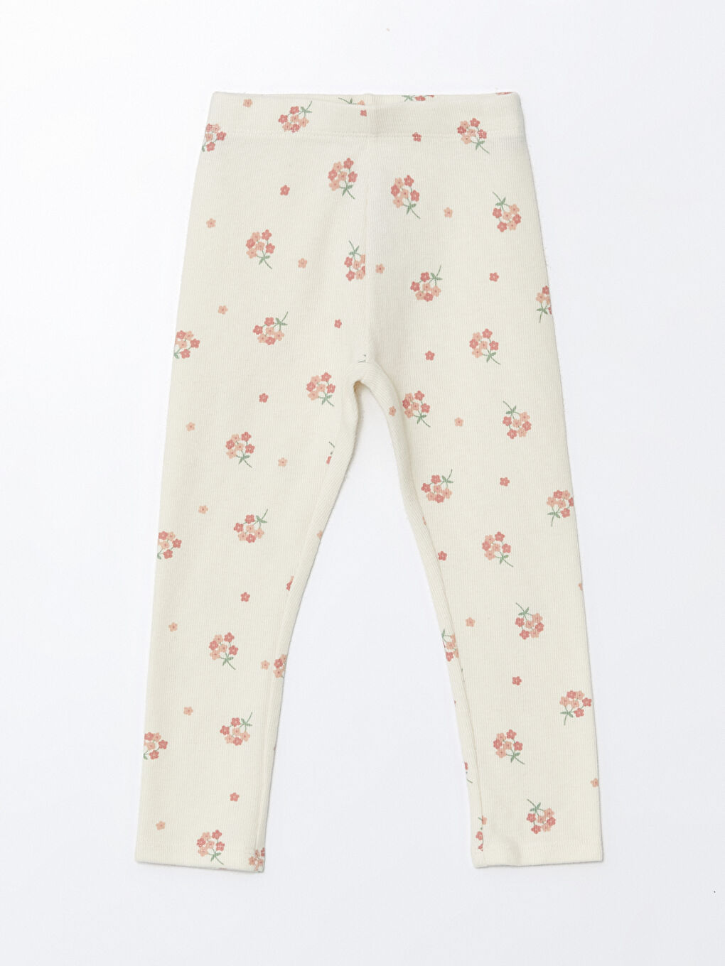 LCW Kids Elasticated Waist Floral Girls' Leggings 2 Pack -W4HF26Z1-LRA