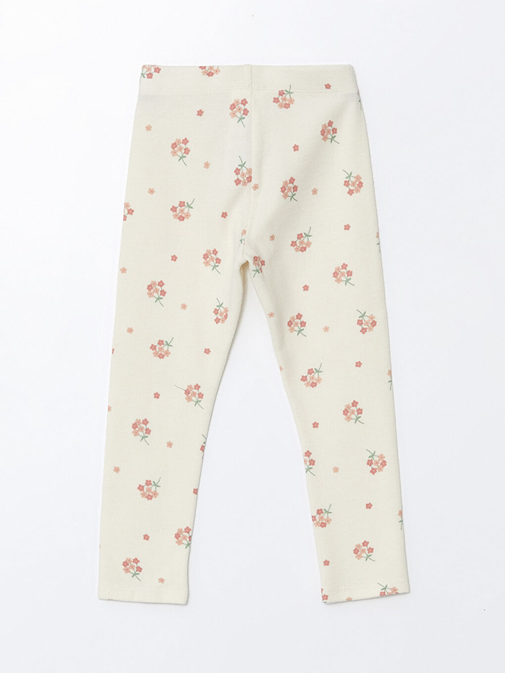 LCW Kids Elasticated Waist Floral Girls' Leggings 2 Pack -W4HF26Z1-LRA