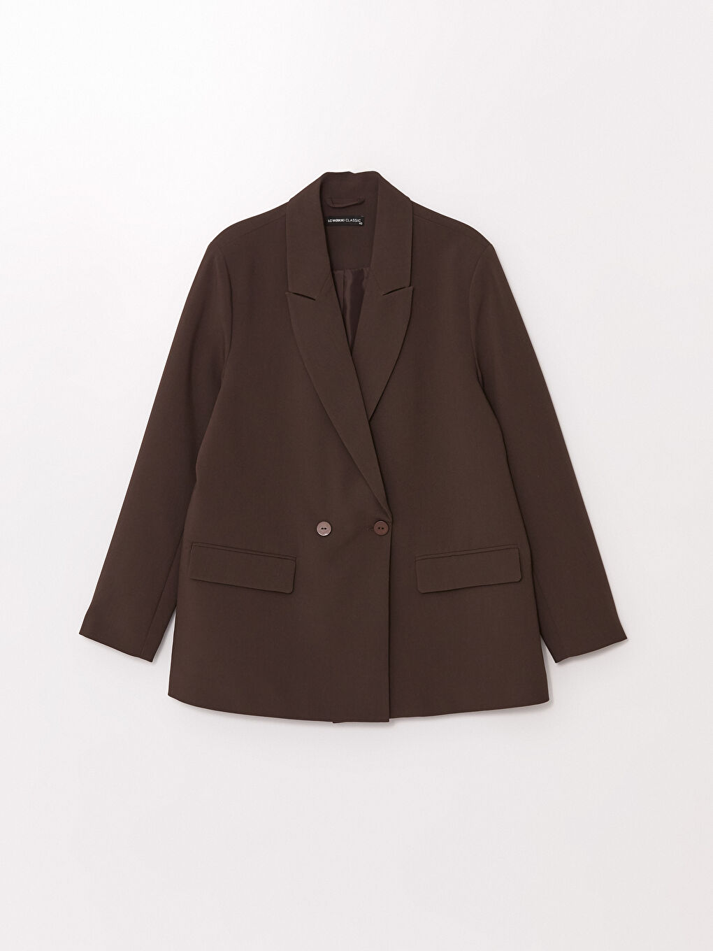 LCWAIKIKI Classic Plain Long Sleeve Women's Blazer Jacket -W4HF33Z8-HDS