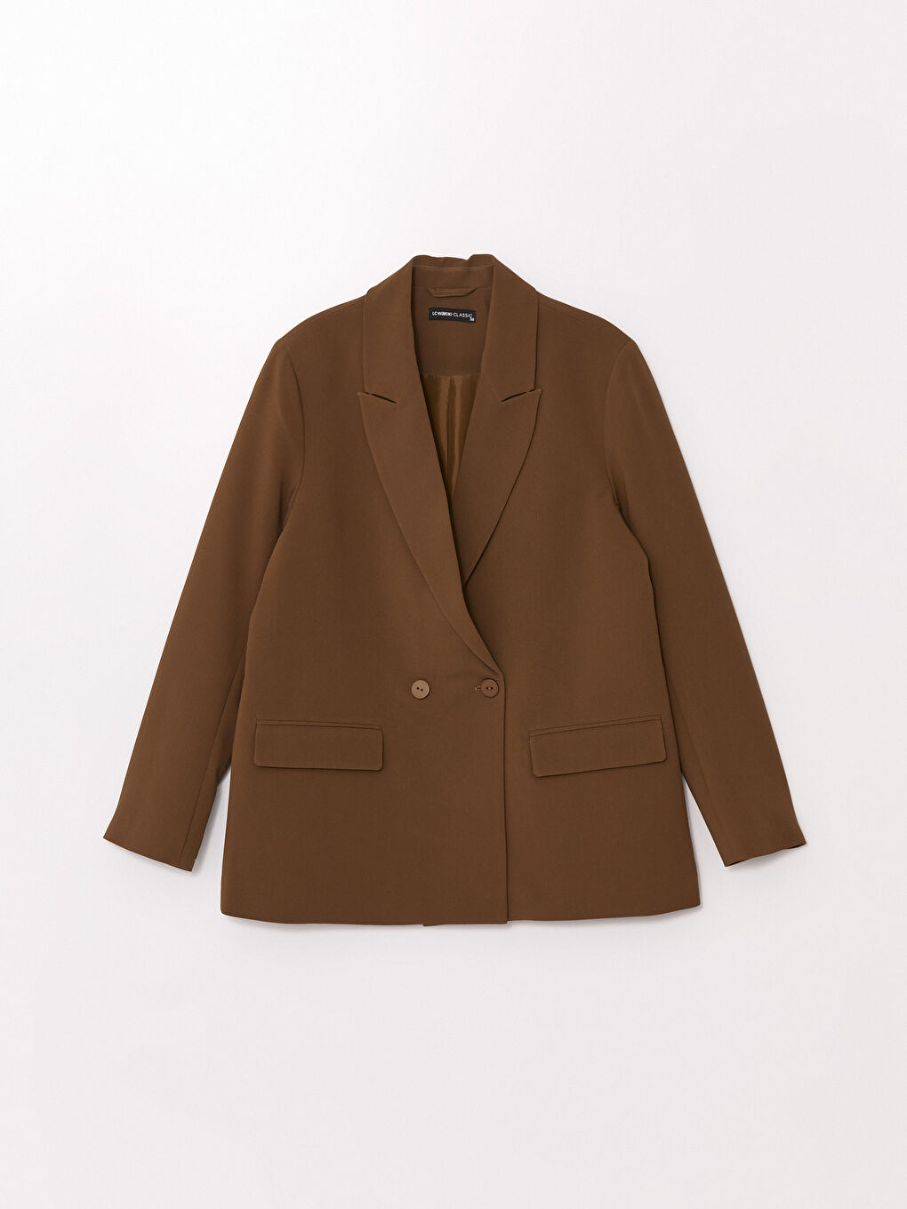 LCWAIKIKI Classic Plain Long Sleeve Women's Blazer Jacket -W4HF33Z8-HEE