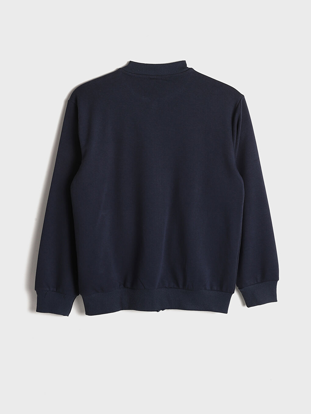 College Collar Basic Long Sleeve Boys' Zippered Sweatshirt -W4HG04Z4-HRC