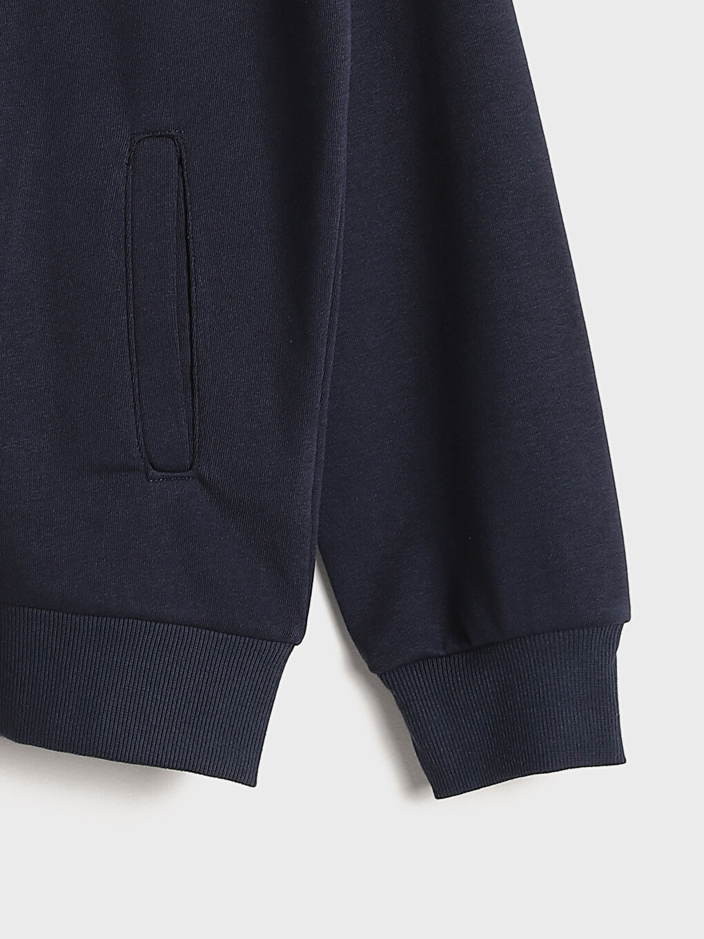 College Collar Basic Long Sleeve Boys' Zippered Sweatshirt -W4HG04Z4-HRC