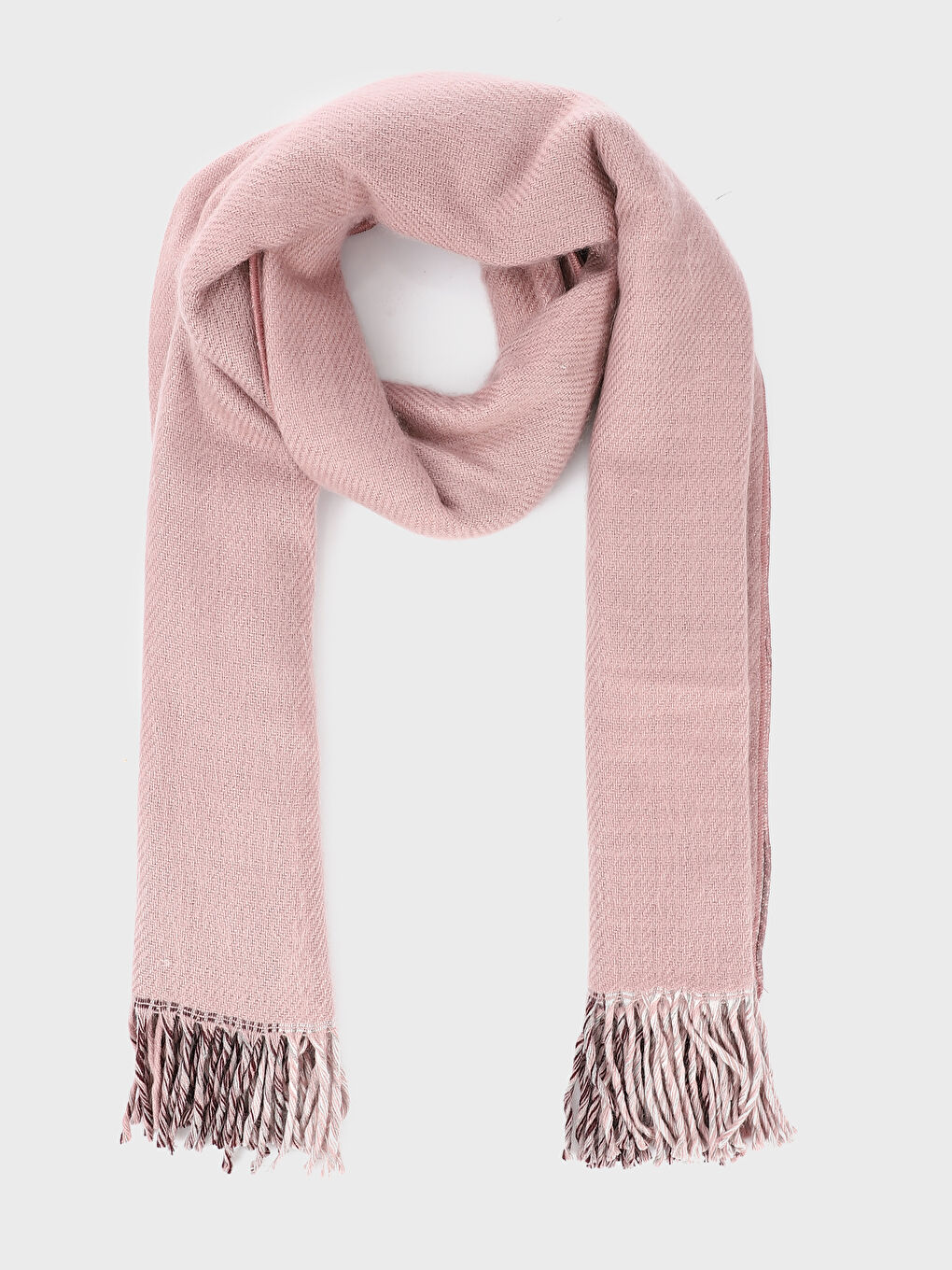 LCW ACCESSORIES سكارف للسيدات مزين بشرابات ومطبوع -W4HG18Z8-LN0
