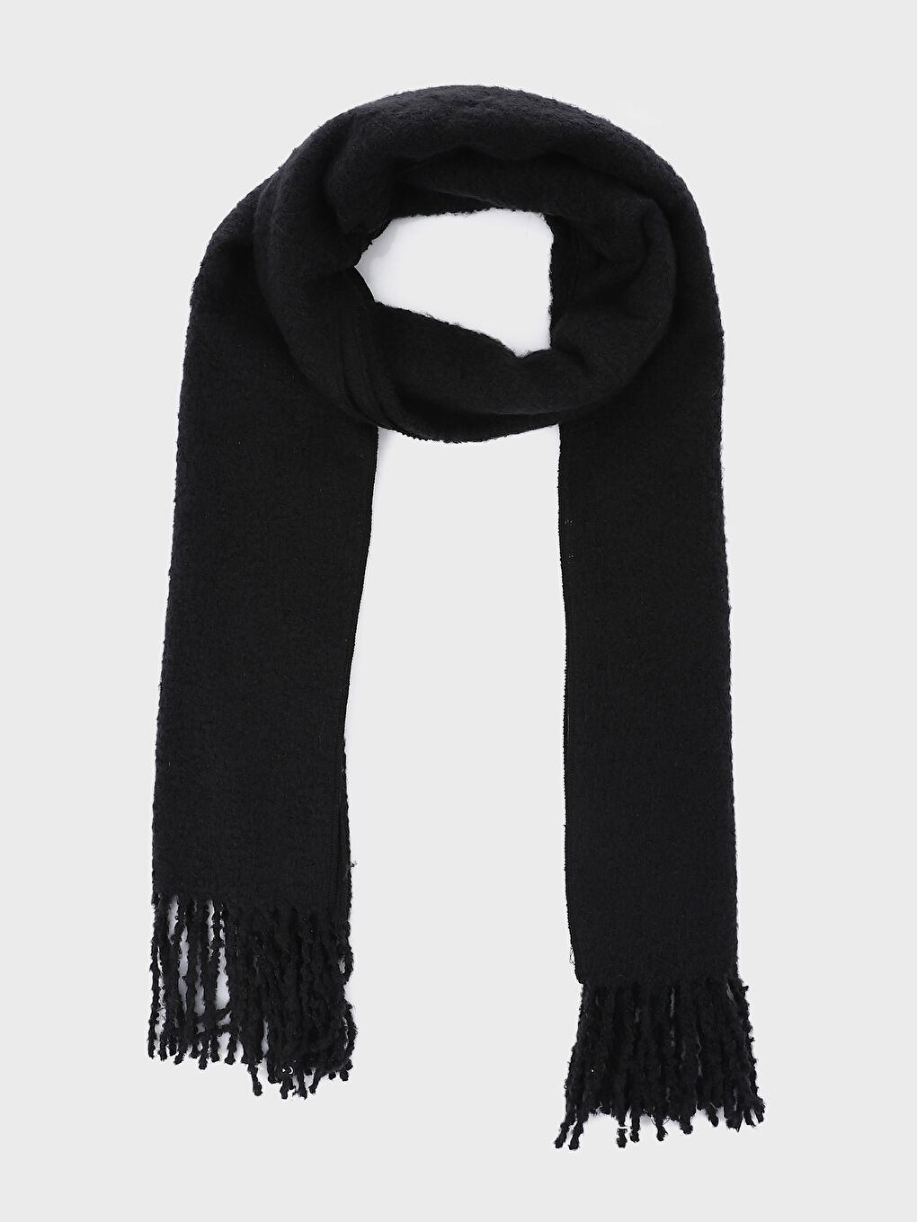 Plain Tasseled Women's Scarf