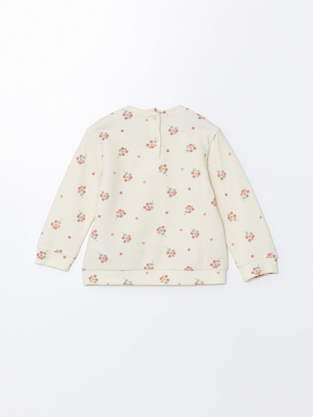 LCW Kids Sweat-Shirt Col Rond Floral pour Filles Lot de 2 -W4HG67Z1-FKS