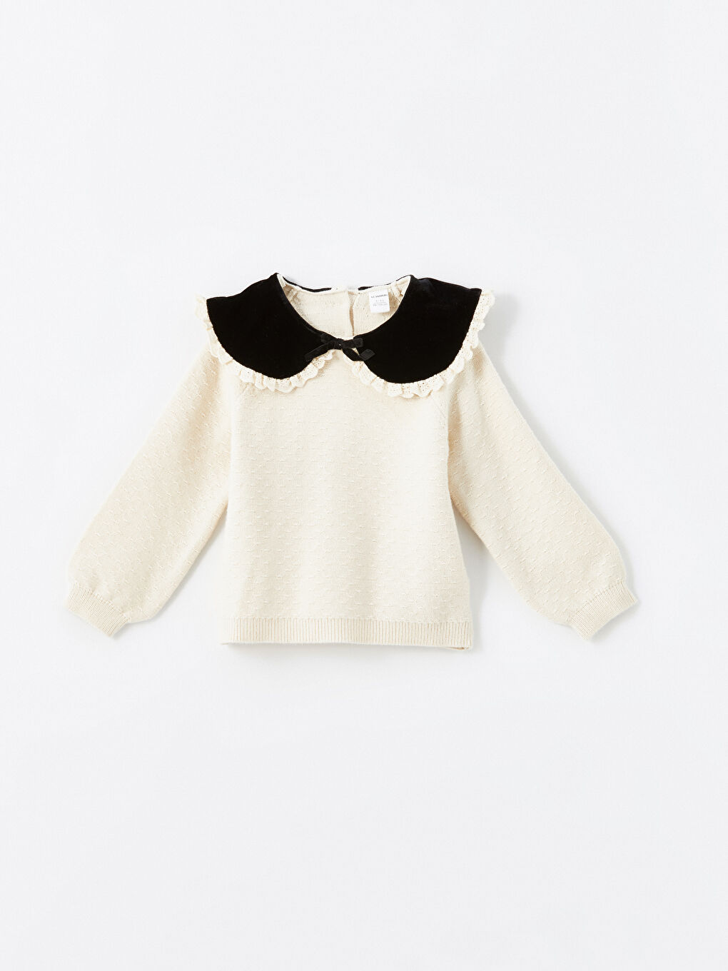 LCW Kids Peter Pan Collar Baby Girls' Knitwear Sweater -W4HG96Z1-FF7