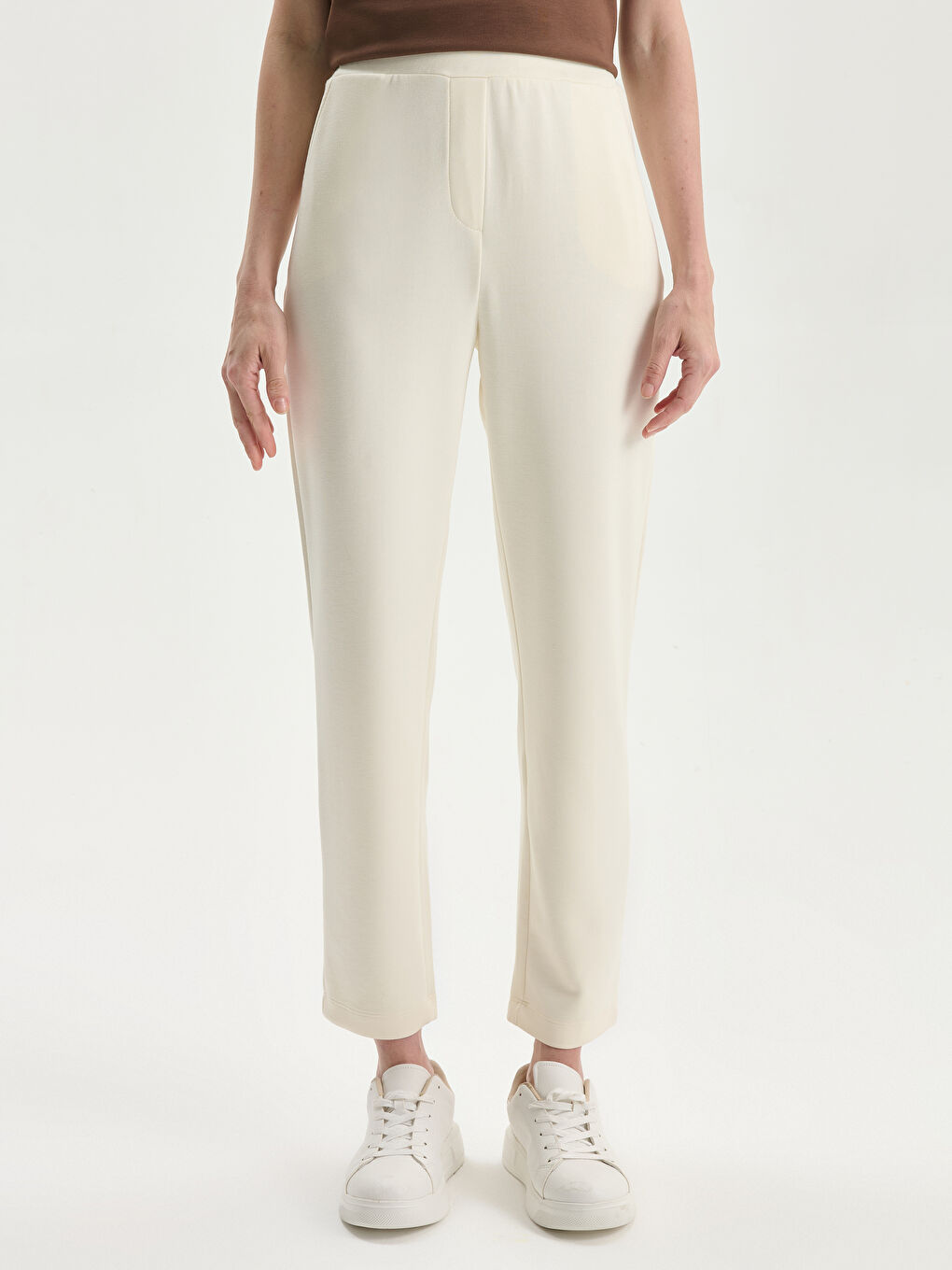 Women's Sweatpants with Elastic Waist -W4HH34Z8-FEW