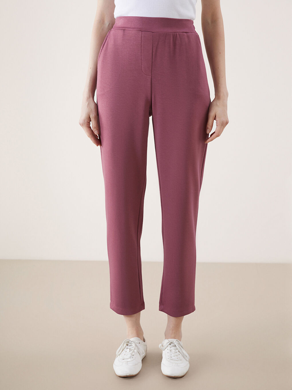 Women's Sweatpants with Elastic Waist -W4HH34Z8-H9R