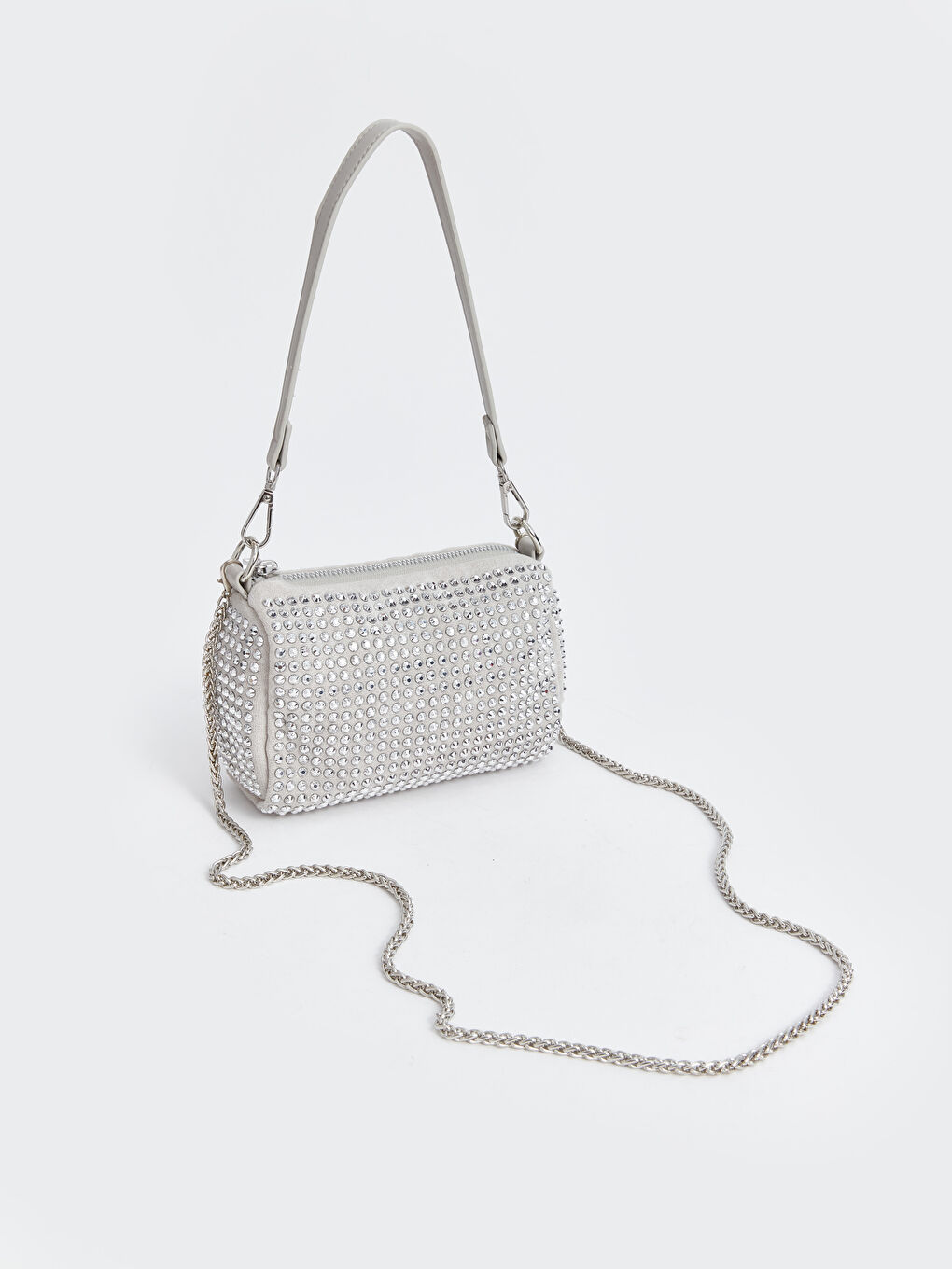 Chain Detailed Women's Shoulder Bag-2