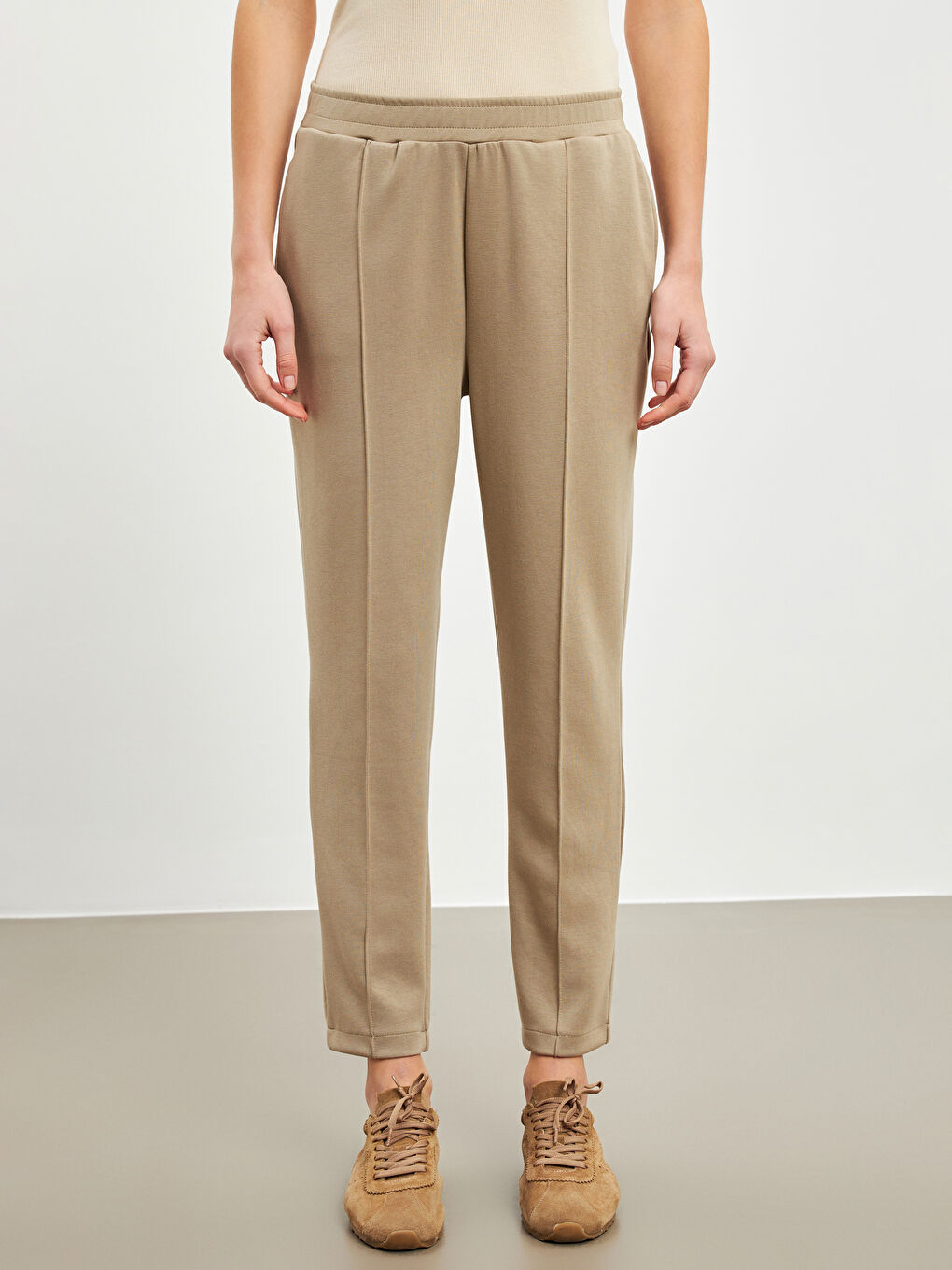 Women's Sweatpants with Elastic Waist -W4HH64Z8-GXJ