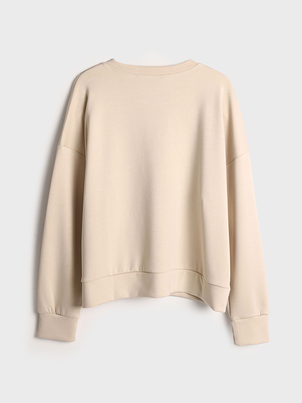 Crew Neck Oversize Women's Sweatshirt-1