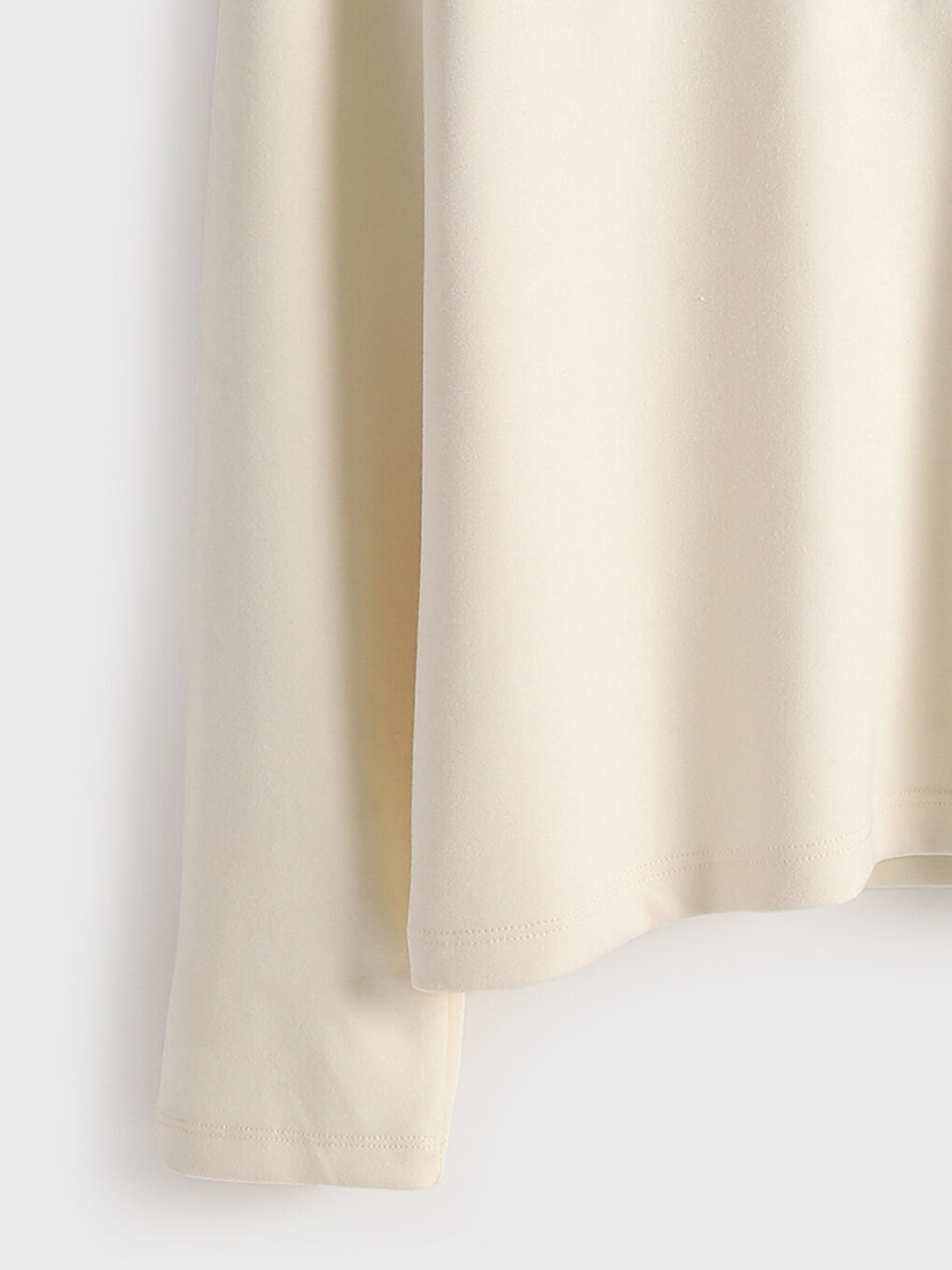 Funnel Neck Plain Oversize Women's Sweatshirt -W4HH68Z8-FEW